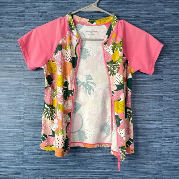 Garnet Hill Size 8 Rash guard swim cover up - Picture 2 of 6